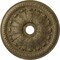 Ekena Millwork Tomango Egg & Dart Medallion (Canopies up to 6 3/4"), 27 7/8"OD x 3 7/8"ID x 2 1/2"P, Mud CM27TOMMC - alternate 1